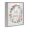 Stupell Industries Hello Spring Floral Egg Wreath Framed Giclee Art